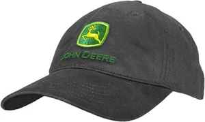 Gorra de béisbol John Deere para hombre con logotipo de marca registrada, gris/verde, talla única - Imagen 1 de 2