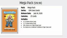 Topps WAX Digital Garbage Pail Kids GPK Goes Exotic Mega Pack 25 Cards Unopened