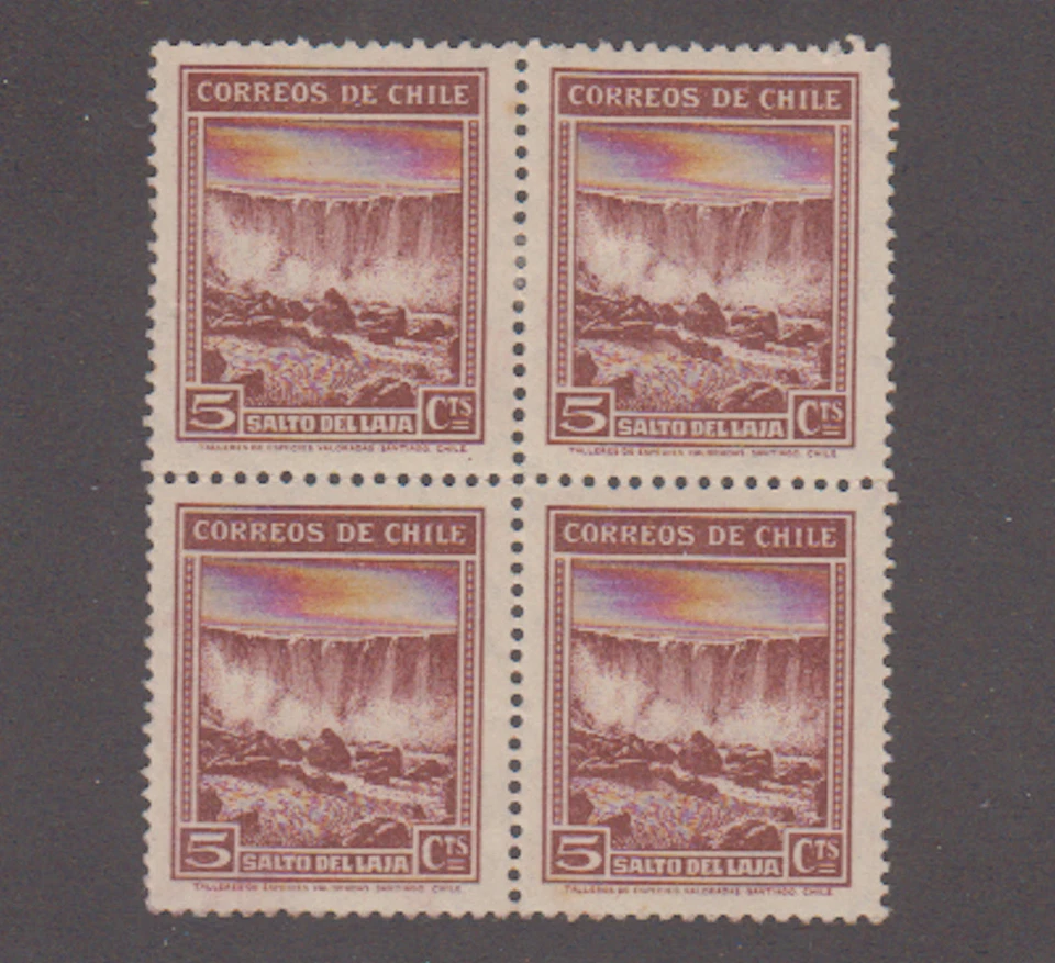 Chile - 1939 - SC 198 - MH - Block of 4 - Image 1 of 1