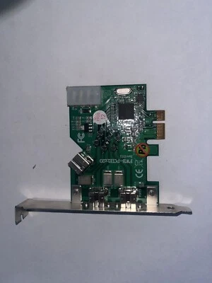 PCIe FireWire 1394a Expansion Card Adapter – 3 Port IEEE 1394 Desktop PC - Image 1 of 3