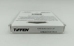 New Tiffen 67mm Black Satin 1/4 Filter - Reduces Highlights and Lowers Contrast - Picture 1 of 8