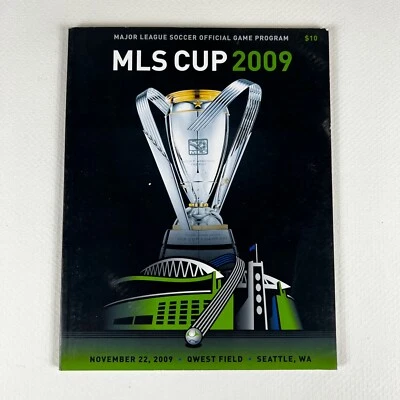 Programa de la Copa MLS 2009 de la Major League Soccer en perfecto estado raro LA Galaxy vs RSL Foto 1 de 4