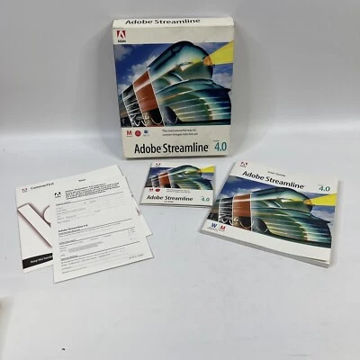 ADOBE STREAMLINE 4.0 FOR MAC CD & USER GUIDE - Image 1 of 4