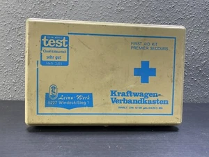 Mercedes PKW-Kraftwagen First aid kit OEM 1 Box White INHALT DIN13164 Original! - Picture 1 of 4