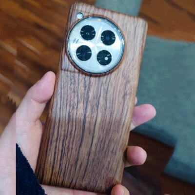 Funda trasera de madera dura ultra delgada para OnePlus 12/12R 11 13 cubierta de bambú de palisandro Foto 1 de 4