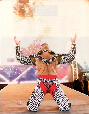 Foto de página de revista Shawn Michaels 8,5x11 WWE WWF WrestleMania 1 Foto 1 de 2
