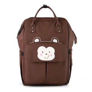 Cartoon Mommy Backpack Waterproof Large Capacity Travel Stroller Bag Diaper Bag - Bild 1 von 22