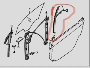 2016-2023 Smart ForTwo W453 Passengers Side Window/ Fixed Glass 4537204601 - Picture 1 of 12