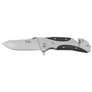Cuchillo de rescate plegable con una mano cuchillo cinturón de supervivencia rompe vidrio - Imagen 1 de 2