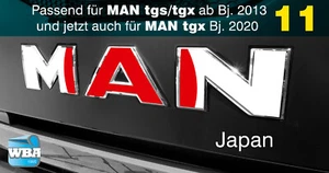 W.B.A. Aufkleber passend für Man Emblem TGS ab Bj. 2013  Motiv Japan 11 - Bild 1 von 9
