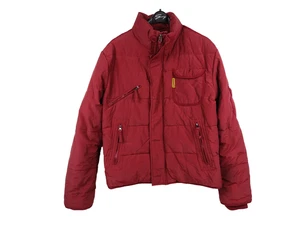 ARMANI JEANS GIACCA VINTAGE UOMO M PIUMINO D’OCA ROSSO GIUBBOTTO INVERNALE - Foto 1 di 13