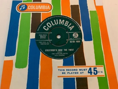 STEAMLINERS WITH JOANNE Everybody's Doin' The Twist 1962 UK Columbia DB4809 VG+ - Image 1 of 2