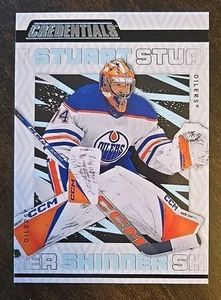 2023-24 Upper Deck Credentials Stuart Skinner #33 Edmonton Oilers NHL Hockey - Picture 1 of 2