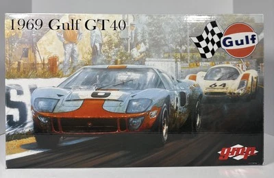 Ford 1969 Gulf GT40 MK1 #6 24 Hour LeMans GMP Scale 1:12 Model 12073 Rare Find* - Image 1 of 4