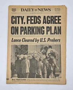 NY Daily News-Elvis Presley Funeral -1977-COMPLETE NEWSPAPER - Picture 1 of 7