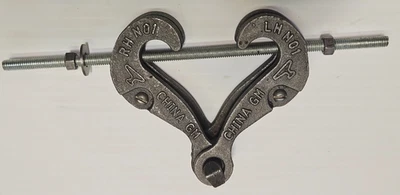 Beam Clamp: Forged Steel, 2,160 lb Load Capacity, 3/8 in Threaded Rod 0500104104 - Image 1 of 4