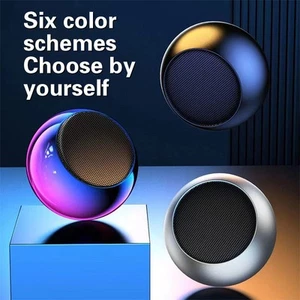 1PC Small Steel Cannon Metal Heavy Duty Subwoofer Outdoor Mini Bluetooth Speaker - Photo 1 sur 15