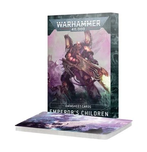 Warhammer 40k Scheda Tecnica Carte Bambini Imperatore INGLESE Nuova - Foto 1 di 1