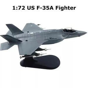 1:72 US F-35A Lightning Stealth Attacker Fighter Alloy F35A Military Plane Model - Picture 1 of 5