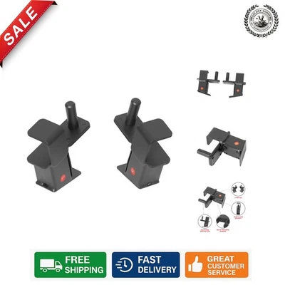 Power Cage J-Hooks with Protective Padding - Ultimate Home Gym Accessory - Image 1 of 4