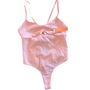 NEU COLSIE Balletcore Body Tanga rosa Gr. Medium Stretch adretter Einteiler - Bild 1 von 9