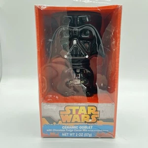 STAR WARS Darth Vader Ceramic Goblet Disney Black 5.5" Tall - Picture 1 of 4