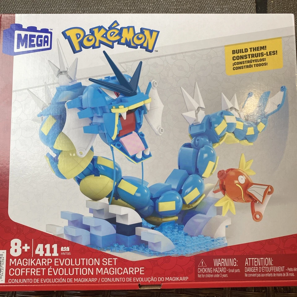 MEGA Pokemon: Magikarp Evolution Building Set HNT95 Building Blocks - Brand New - Image 1 of 1