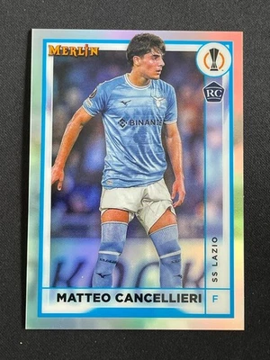 Matteo Cancellieri 2022-23 Topps Merlin RC Silver Refractor #132 - Image 1 of 2