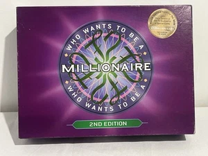 Who Wants To Be A Millionaire 2nd Edition Board Game Complete Upstarts! 2001 - Picture 1 of 9