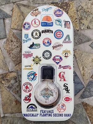 Florida Marlins Watch Vintage MLB Genuine Merchandise Sun Time 1997 Rare  - Image 1 of 4