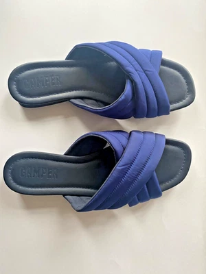 Женские повседневные темно-синие пухлые крест-накрест сандалии Camper Casi Myra НОВЫЕ - Изображение 1 из 4