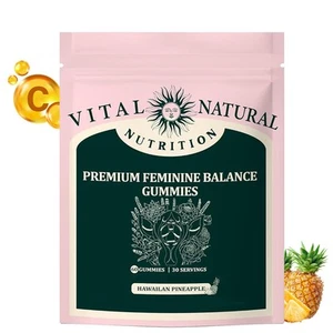 Equilibrio Femenino Premium 60 Gomitas Apoyo Salud de la Mujer Bienestar Cuerpo Inmune - Imagen 1 de 12