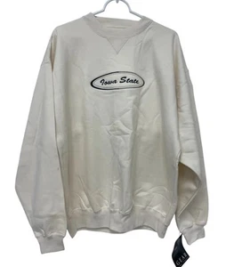 Gear For Sport Iowa State Sweatshirt White Mens Size L NWT NCAA Cyclones - Picture 1 of 14