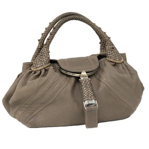 ECHT FENDI Spionagetasche Handtasche beige Leder Geldbeutel - Bild 1 von 9