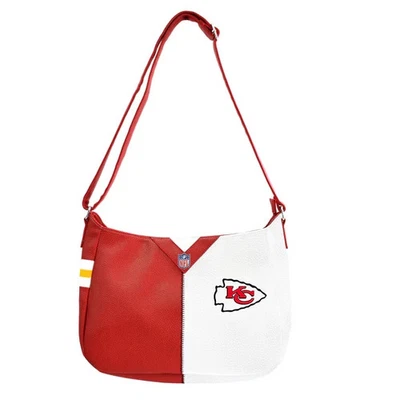 Bolso Cartera Hobo Kansas City Chiefs NFL 300139 Guijarro Dividido 14" L Foto 1 de 3
