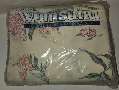 Wamsutta Floral Queen Sheet Set Pink Flowers - Изображение 1 из 4