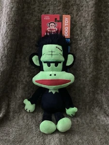 Multipet Halloween Paul Frank Il Cane Scimmia Peluche Giocattolo Cigolante Crinkle - Foto 1 di 3