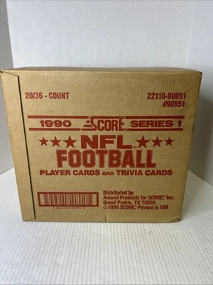 Fútbol Serie 1 1990 Score Estuche Sellado de Fábrica (20 Cajas) E3 Foto 1 de 4