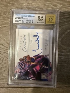 2022 James Worthy Panini Impeccable Canvas Creations Silver #27 AU /25 - Picture 1 of 2