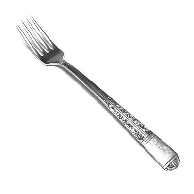 Horquilla de rejilla Oneida plateada Oakleigh Royal York Tudor Plate 7 1/2 Foto 1 de 4