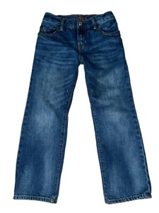 Gap Kids Boys Jeans Size 7 Blue Denim 1969 Original Elastic Adjustable Waist - Picture 1 of 10
