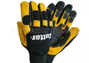 Cutter Ultimate Utility Gloves Leather Safety Work Wear (CW800) Gardening Gloves - Picture 1 of 6