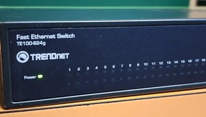 TRENDnet 24-Port 10/100Mbps GREENnet Switch - TE100-S24g - Picture 1 of 3