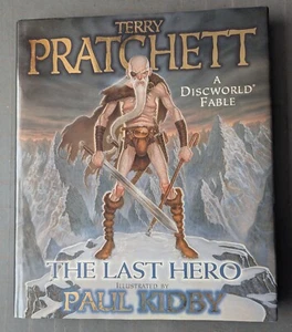 TERRY PRATCHETT THE LAST HERO HARDBACK 1ST ED 1ST PRINTING - Imagen 1 de 4