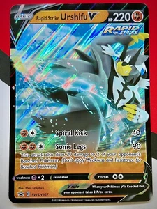 JUMBO Rapid Strike Urshifu V Oversized Promo Karte SWSH107 Pokémon PACKFRISCH - Bild 1 von 2