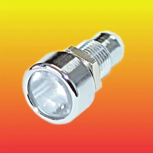 LED FASSUNG POLISHED OPTICS MIRROR REFLECTOR CHROME-PLATING BASE for LED 5 mm - Picture 1 of 6