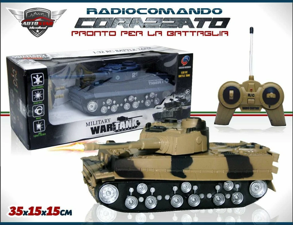 Char D'Assaut Télécommandé Jouet Pour Enfants DFH - Photo 1/1