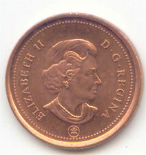 Canada 2009 Penny Off-Center Error Canadian 1 Cent 1c Exact Coin