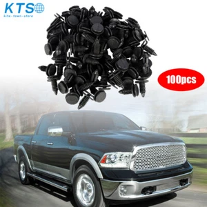 100 x Door Panel Plastic Clip Fasteners For Chrysler Dodge Ram Pickup 6503709 - Picture 1 of 14