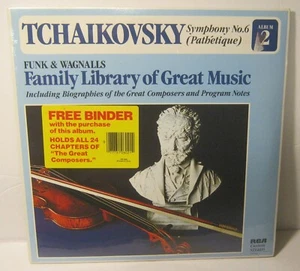 FUNK & WAGNALLS Library of Great Music TCHAIKOVSKY Syph No. 6 SEALED Record - Imagen 1 de 2